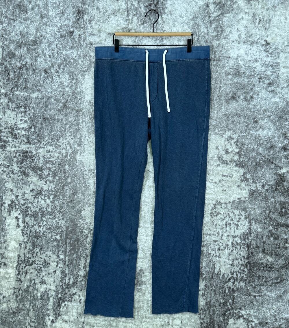 James Perse Vintage French Terry Classic Sweatpants 3 / Large Mens Blue